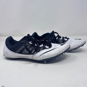 Nike Track Spikes - Black/White - Size 8 US